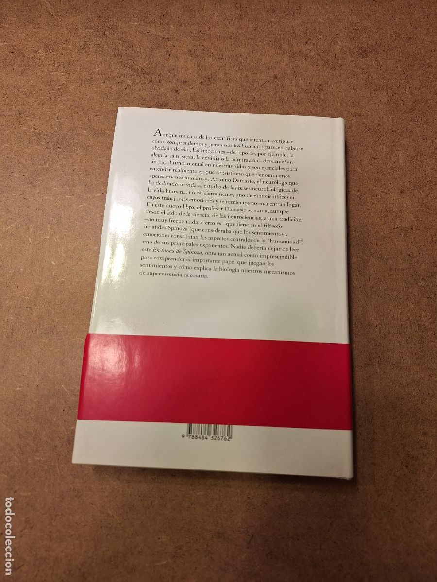 Libros de segunda mano: En busca de Spinoza - Antonio Damasio - Foto 2