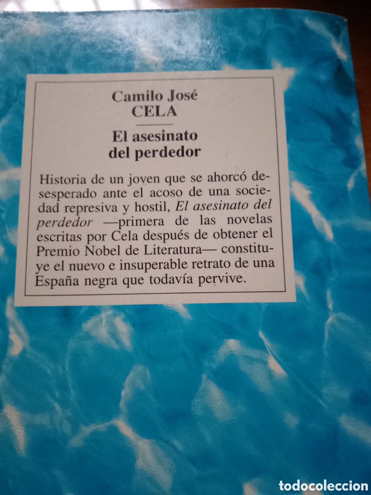 Libros de segunda mano: EL ASESINATO DEL PERDEDOR. CAMILO JOS&Eacute; CELA. - Foto 2