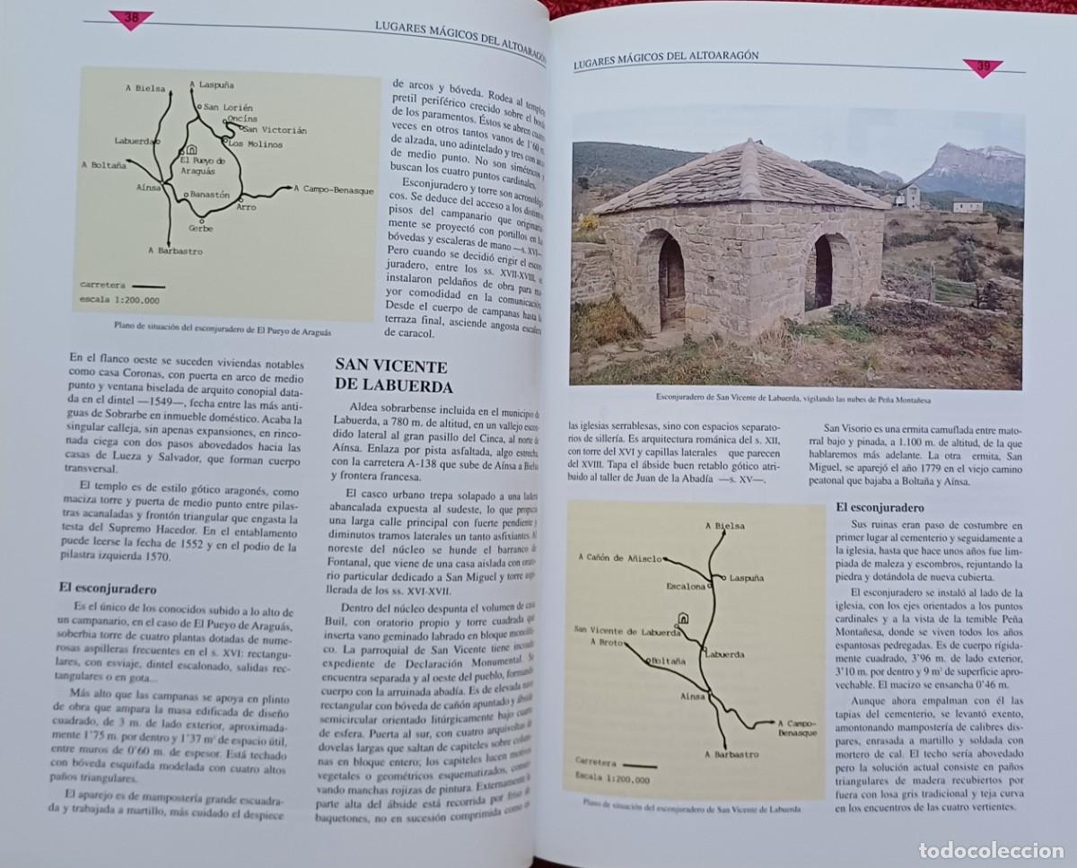 Libros de segunda mano: LUGARES M&Aacute;GICOS DEL ALTOARAG&Oacute;N -- ADOLFO CAST&Aacute;N - Foto 5
