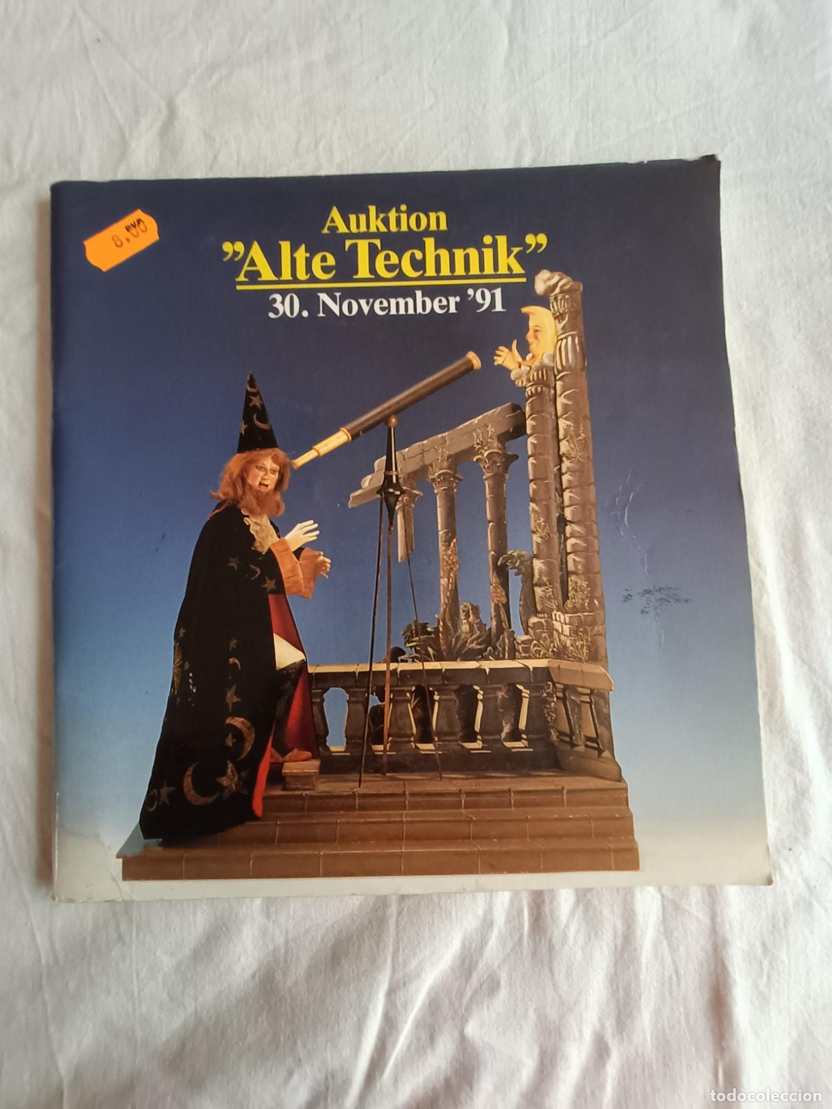 Libri di seconda mano: AUKTION ALTE TECHNIK 30 november 91. CAT&Aacute;LOGO DE SUBASTA DE TECNOLOGIA ANTIGUA. RADIOS, GRAM&Oacute;FONOS