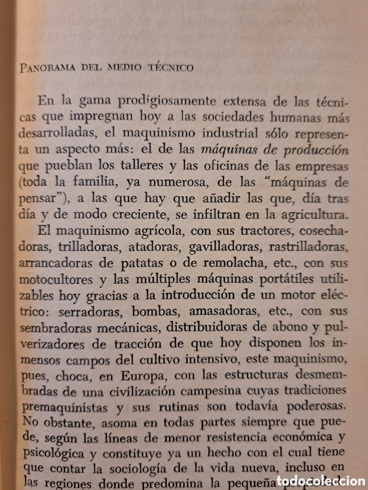 Libros de segunda mano: El hombre y la t&eacute;cnica Georges Friedmann - Foto 4