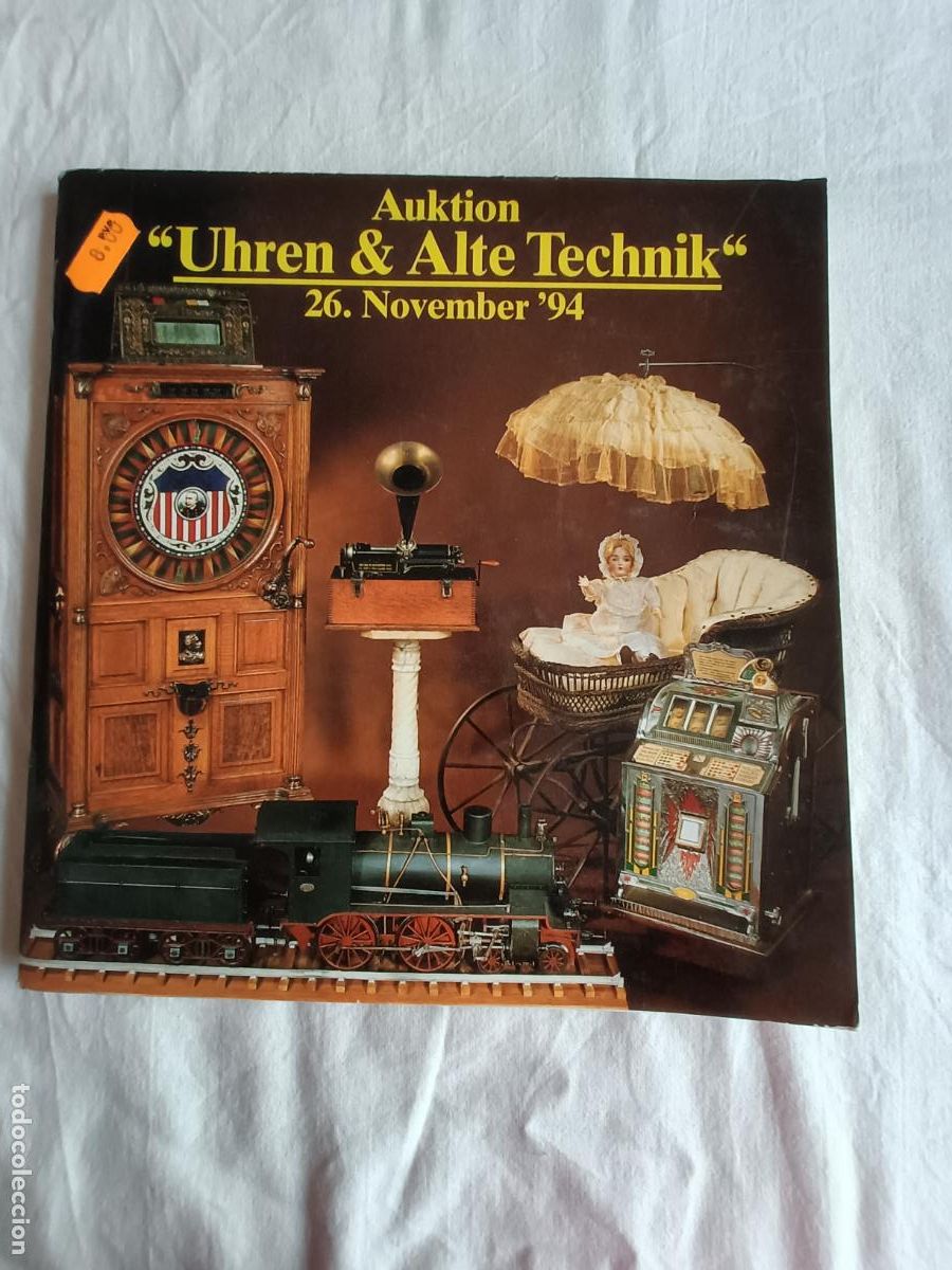 Libri di seconda mano: AUKTION. UHREN & ALTE TECHNIK. CAT&Aacute;LOGO DE SUBASTAS DE RELOJES Y TECNOLOG&Iacute;A ANTIGUA. JUGUETES, BASTO
