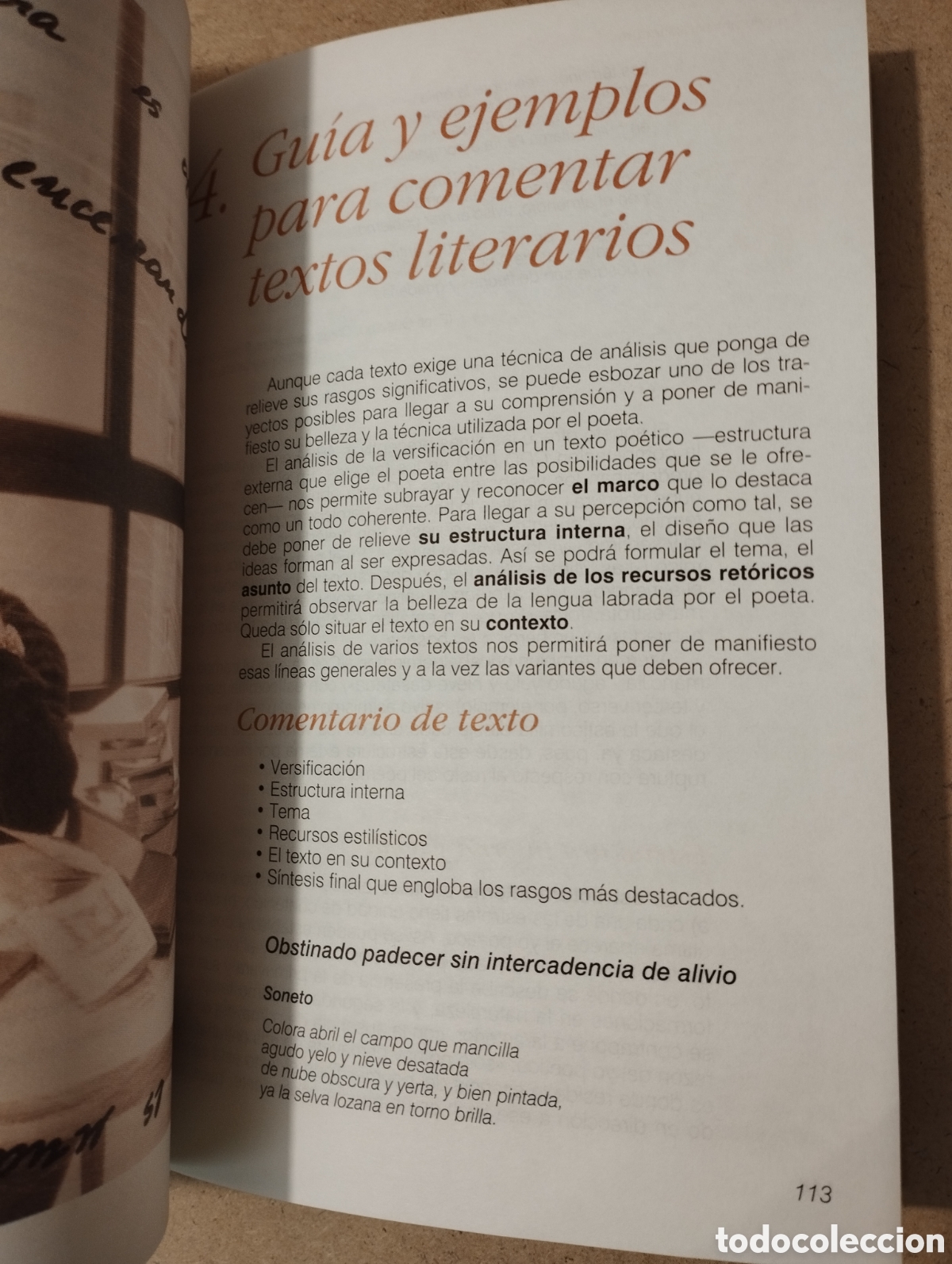 Libros de segunda mano: COMENTAR TEXTOS LITERARIOS (ROSA NAVARRO) - Foto 4
