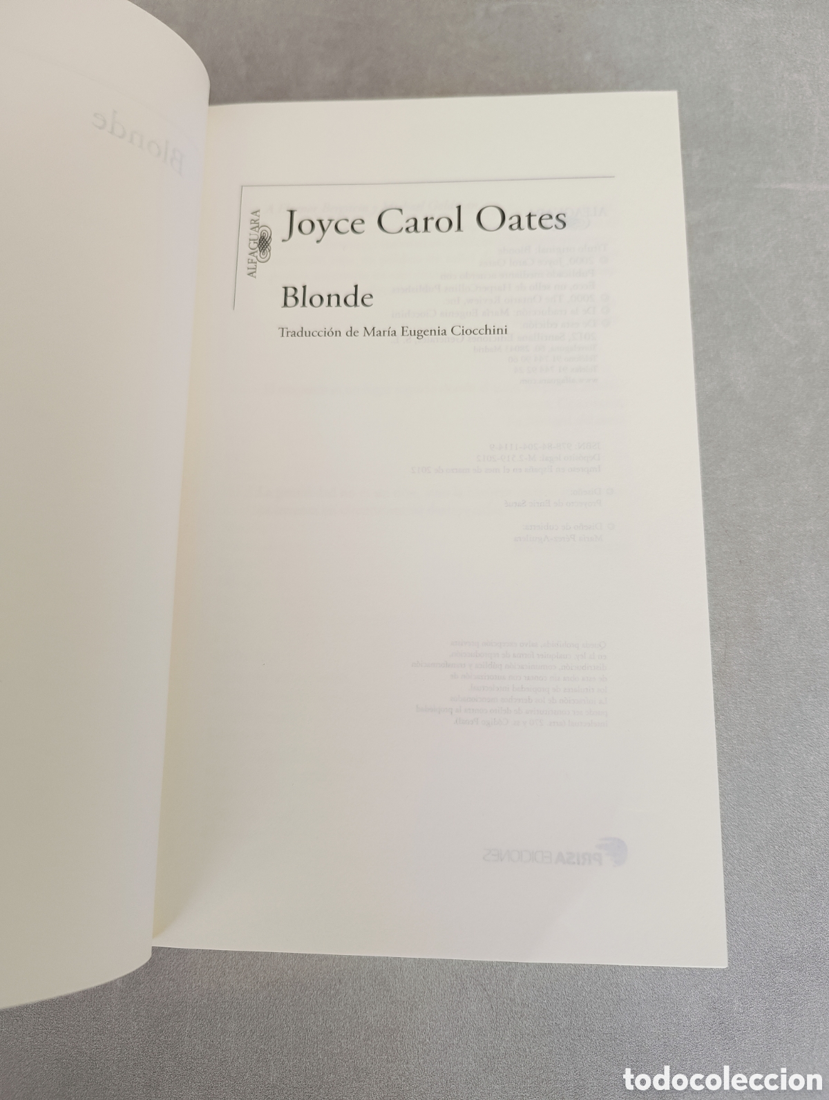 Libros de segunda mano: Blonde. Joyce Carol Oates - Foto 6