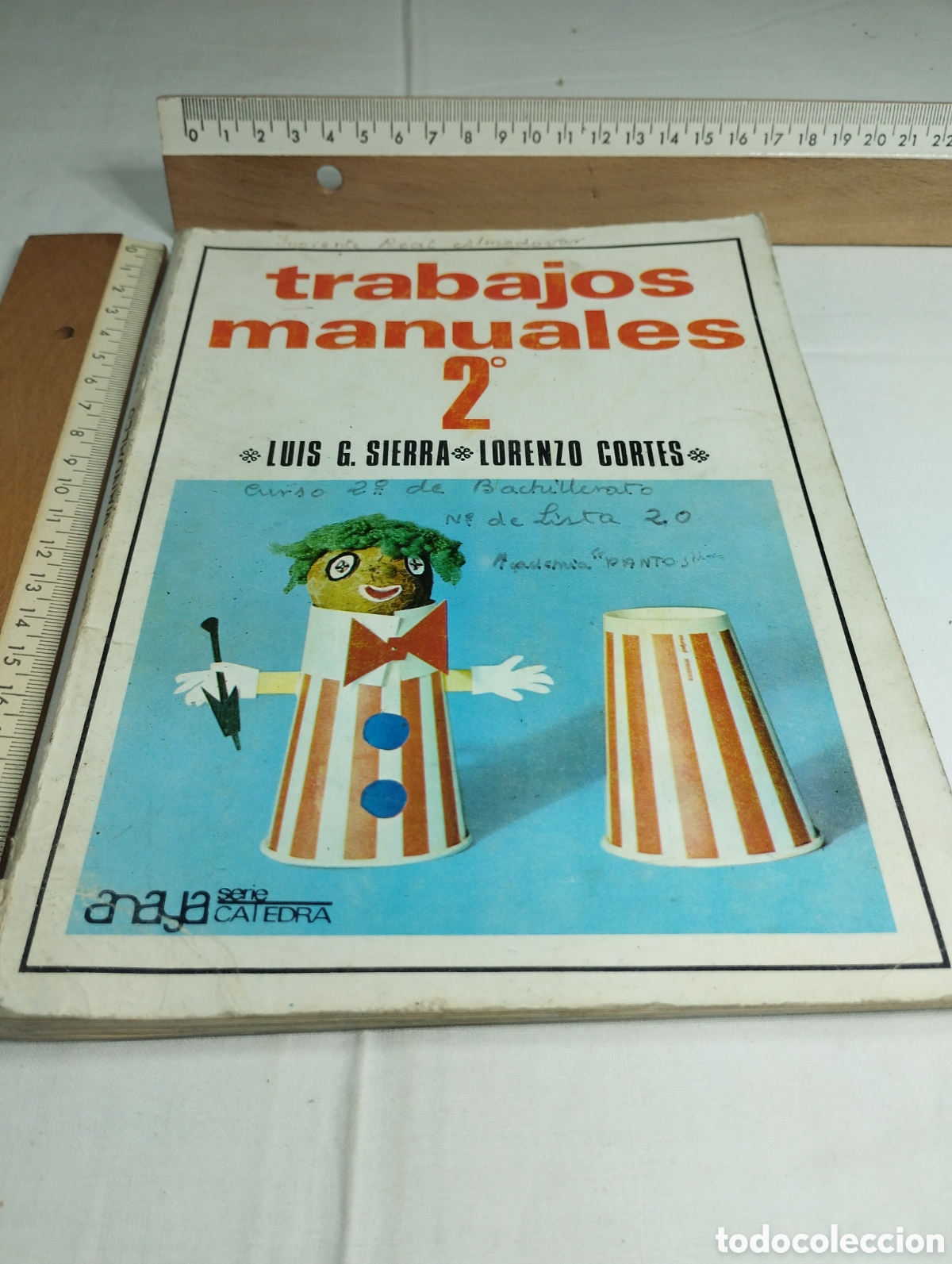 Libros de segunda mano: Trabajos manuales 2&deg;. Editorial Anaya, 1969 - Foto 1
