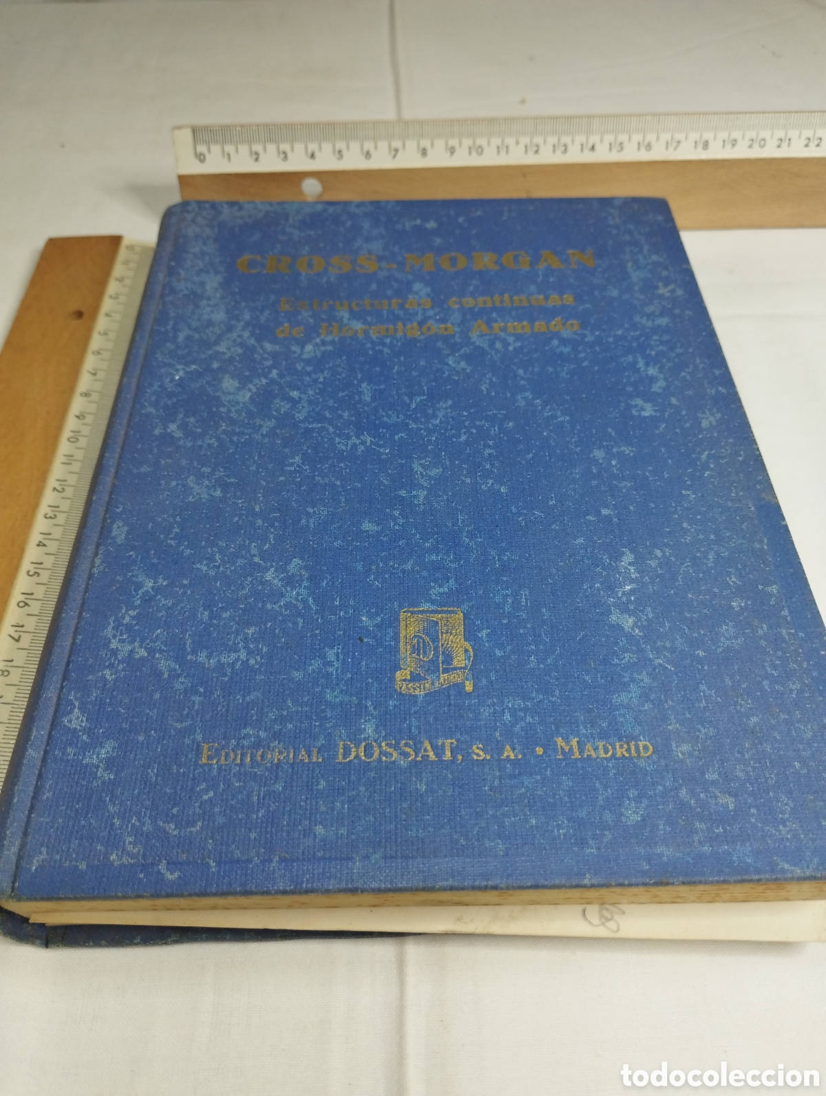 Libros de segunda mano: Cross-Morgan. Estructuras hormigon armado.Editorial Dossat, 1944 - Foto 1
