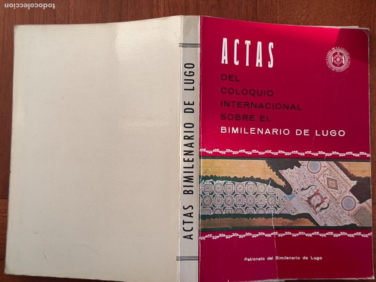 Libros de segunda mano: Actas del Coloquio Internacional sobre el Bimilenario de Lugo. Galicia - Foto 4