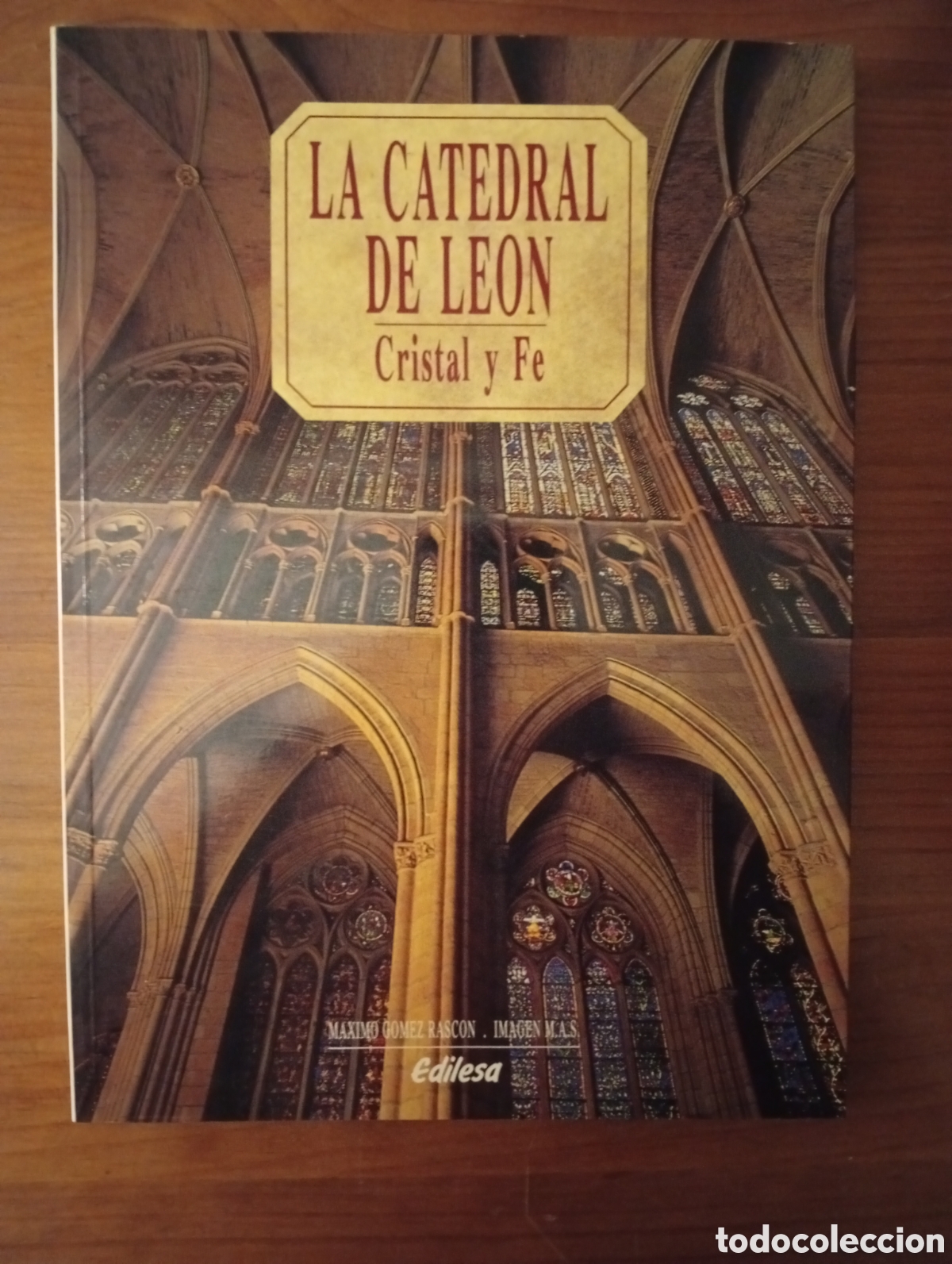 Libros de segunda mano: La Catedral de Le&oacute;n. Cristal y Fe - M&aacute;ximo G&oacute;mez Rasc&oacute;n - Edilesa, 1991 - Foto 1