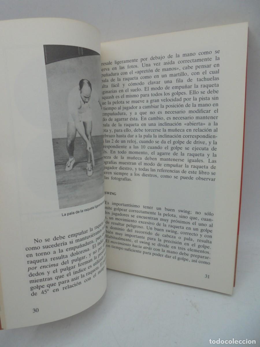 Libros de segunda mano: SQUASH. TONY SWIFT. EDICIONES MARTINEZ ROCA. 1986. PAGS : 180. - Foto 2