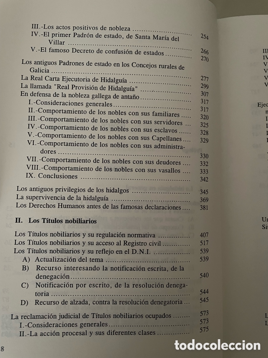 Libros de segunda mano: Estudios de derecho nobiliario. 2 tomos. Manuel Taboada Roca - Foto 6