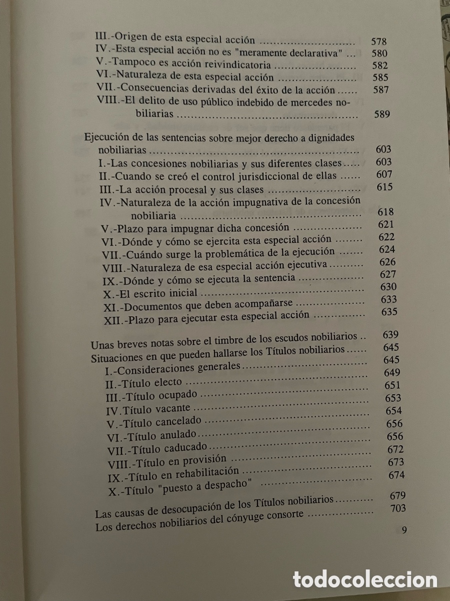 Libros de segunda mano: Estudios de derecho nobiliario. 2 tomos. Manuel Taboada Roca - Foto 7