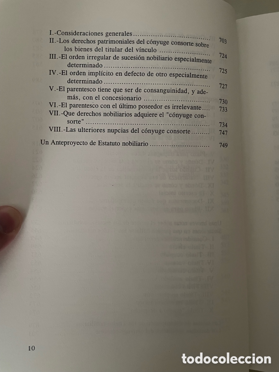 Libros de segunda mano: Estudios de derecho nobiliario. 2 tomos. Manuel Taboada Roca - Foto 8