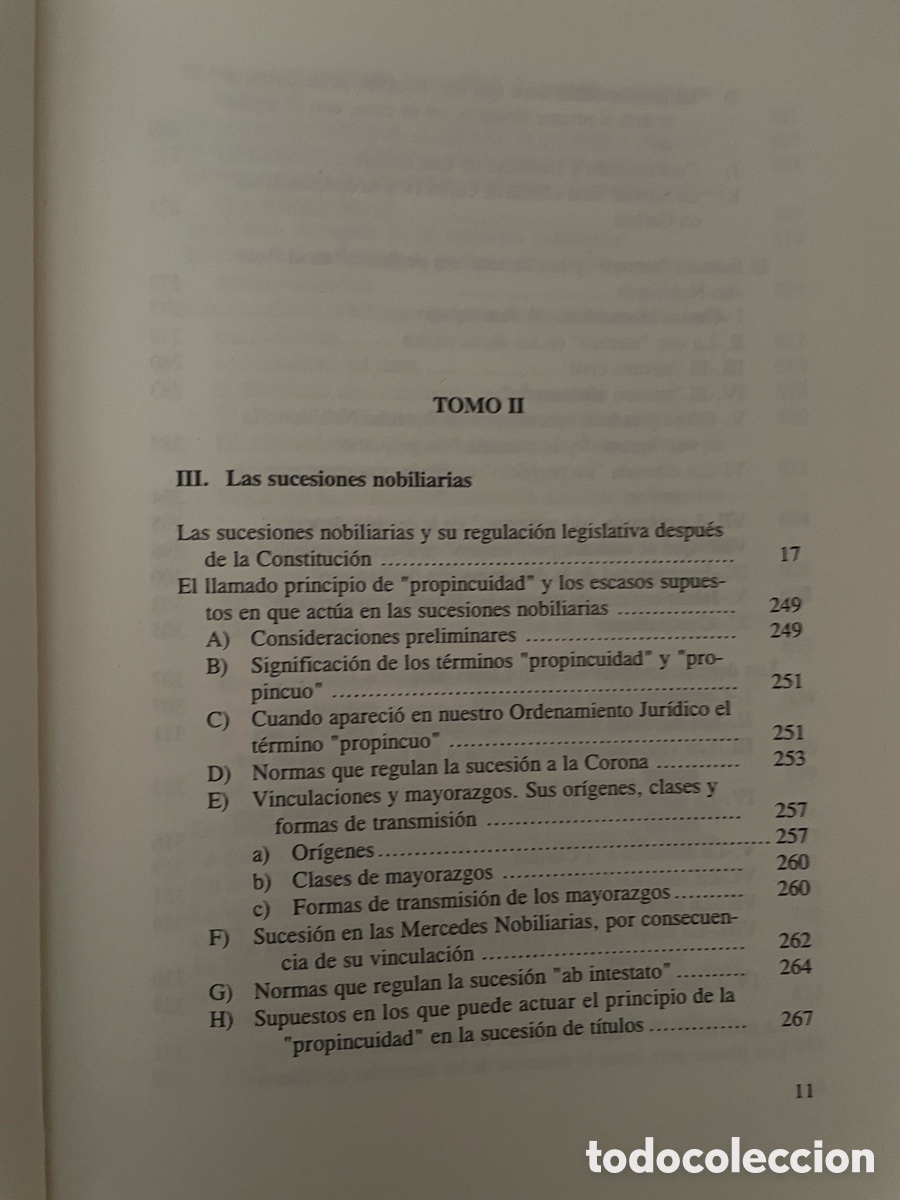 Libros de segunda mano: Estudios de derecho nobiliario. 2 tomos. Manuel Taboada Roca - Foto 9