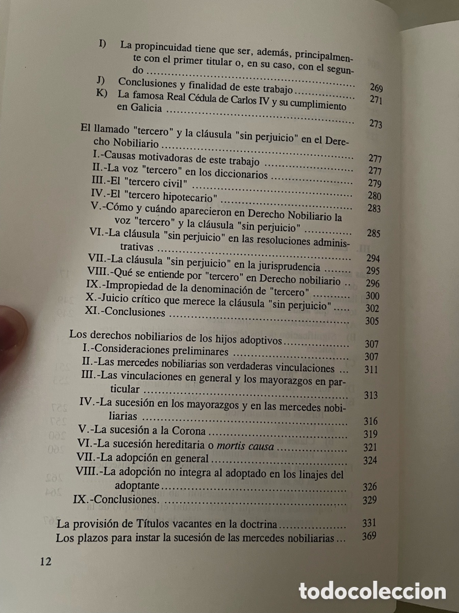 Libros de segunda mano: Estudios de derecho nobiliario. 2 tomos. Manuel Taboada Roca - Foto 10