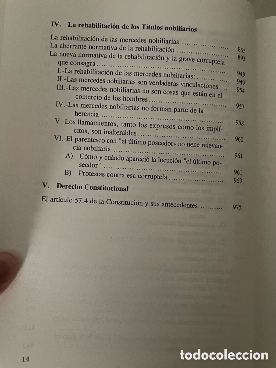 Libros de segunda mano: Estudios de derecho nobiliario. 2 tomos. Manuel Taboada Roca - Foto 12