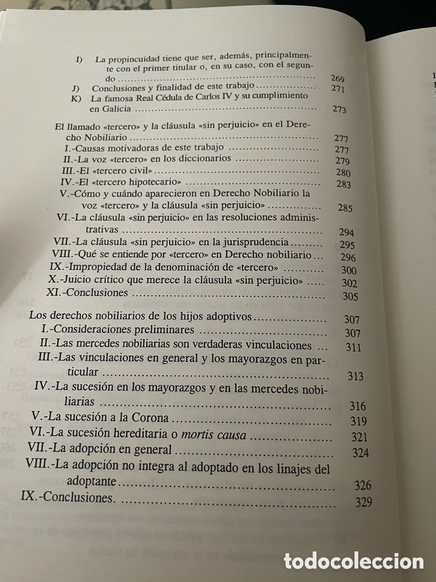 Libros de segunda mano: Estudios de derecho nobiliario. 2 tomos. Manuel Taboada Roca - Foto 14