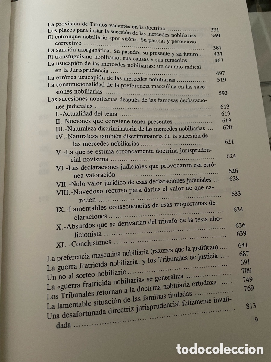 Libros de segunda mano: Estudios de derecho nobiliario. 2 tomos. Manuel Taboada Roca - Foto 15