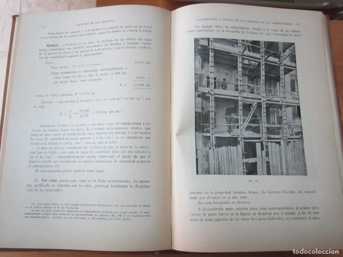 Libros de segunda mano: Lesiones de los edificios, de C. Russo - Foto 3