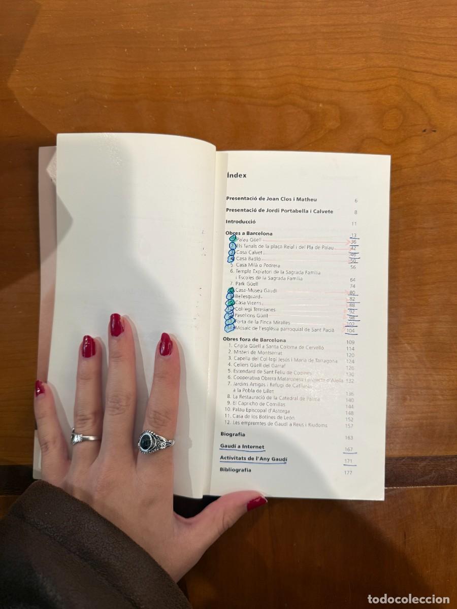 Libros de segunda mano: Gu&iacute;a de la ruta Gaud&iacute;. Edici&oacute; en catal&agrave; - Foto 3