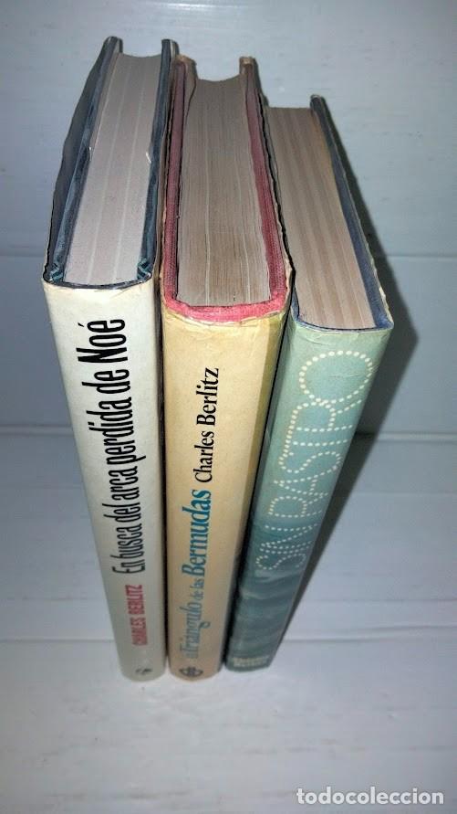 Libros de segunda mano: Charles Berlitz 3 libros - El triangulo de las Bermudas-Sin rastro-En busca del arca perdida de No&eacute; - Foto 3