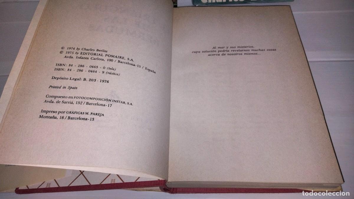 Libros de segunda mano: Charles Berlitz 3 libros - El triangulo de las Bermudas-Sin rastro-En busca del arca perdida de No&eacute; - Foto 8