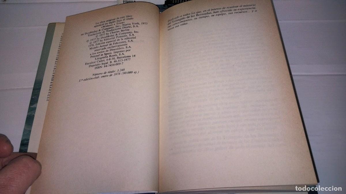 Libros de segunda mano: Charles Berlitz 3 libros - El triangulo de las Bermudas-Sin rastro-En busca del arca perdida de No&eacute; - Foto 15