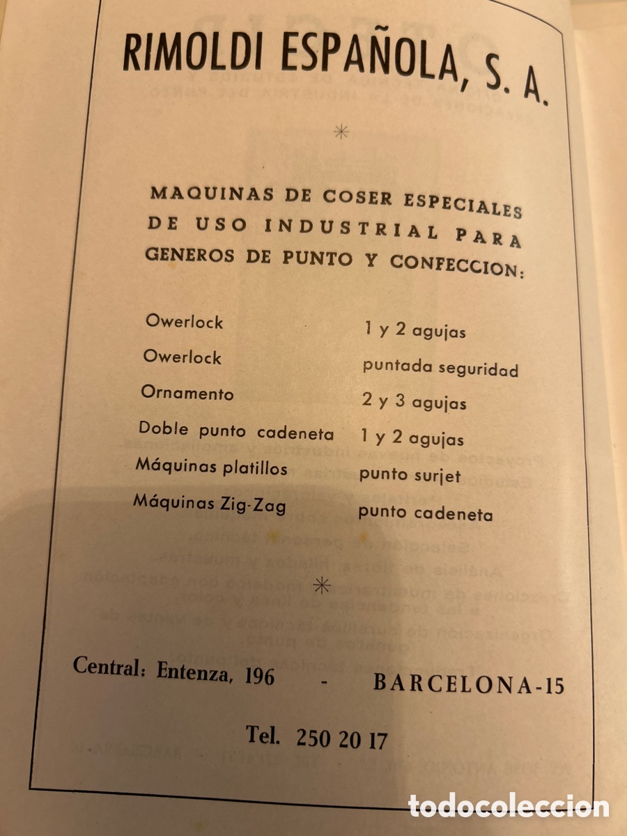 Libros de segunda mano: Generos de Punto. Rius Sintes. Editorial Bosch. Estant - Foto 4