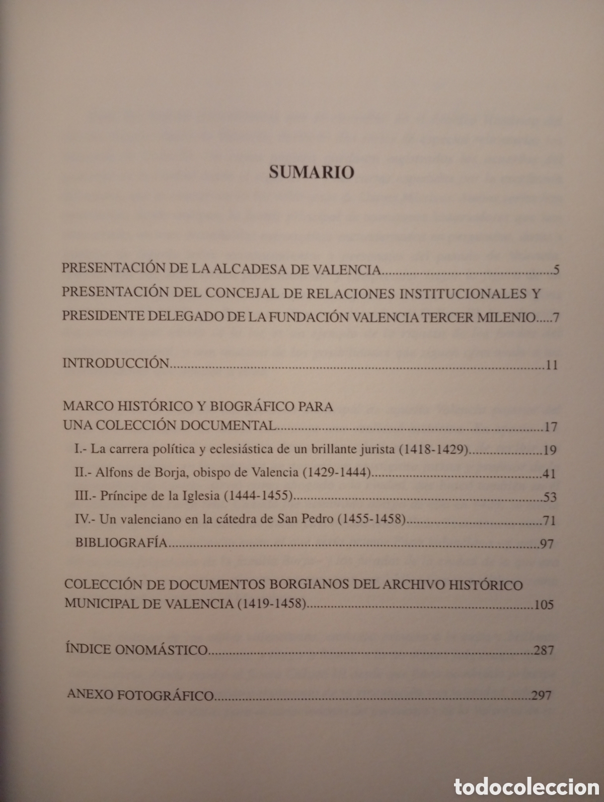 Libros de segunda mano: Alfonso de Borja y la Ciudad de Valencia ( 1419-1458) - Foto 2