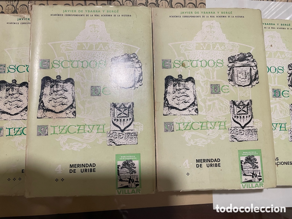 Libros de segunda mano: Colecci&oacute;n Escudos de Vizcaya 8 tomos - Foto 3
