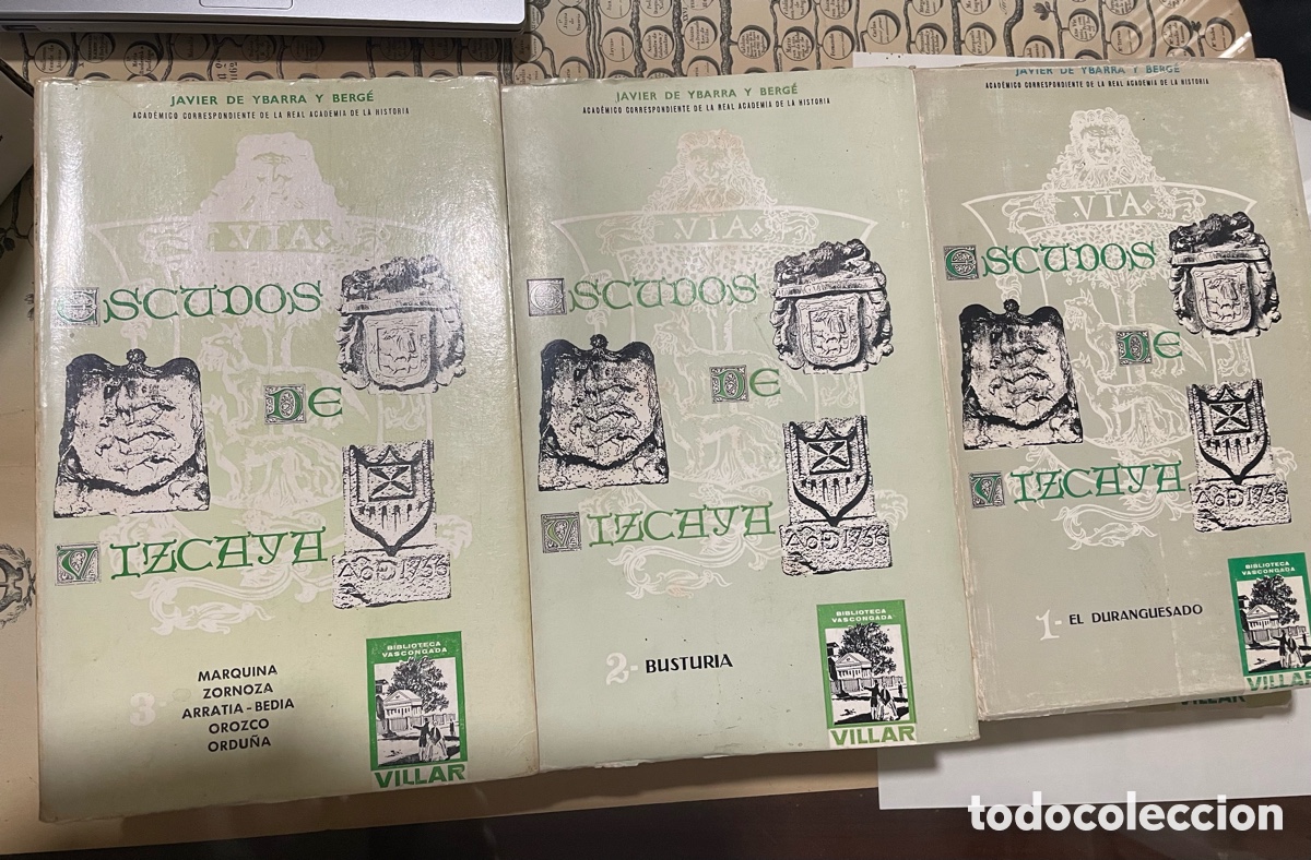 Libros de segunda mano: Colecci&oacute;n Escudos de Vizcaya 8 tomos - Foto 4