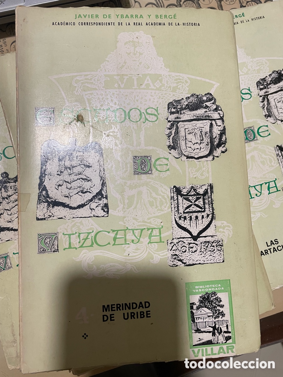 Libros de segunda mano: Colecci&oacute;n Escudos de Vizcaya 8 tomos - Foto 8