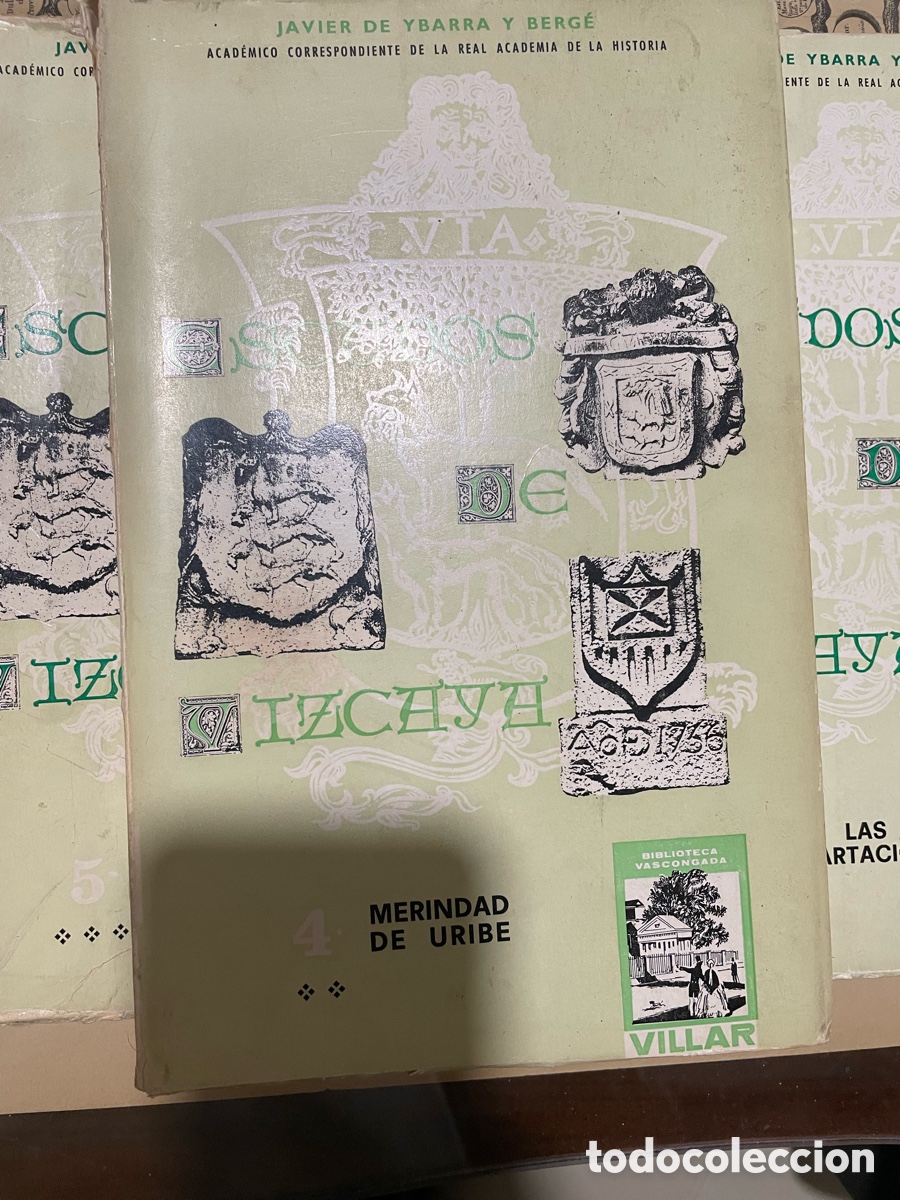 Libros de segunda mano: Colecci&oacute;n Escudos de Vizcaya 8 tomos - Foto 9