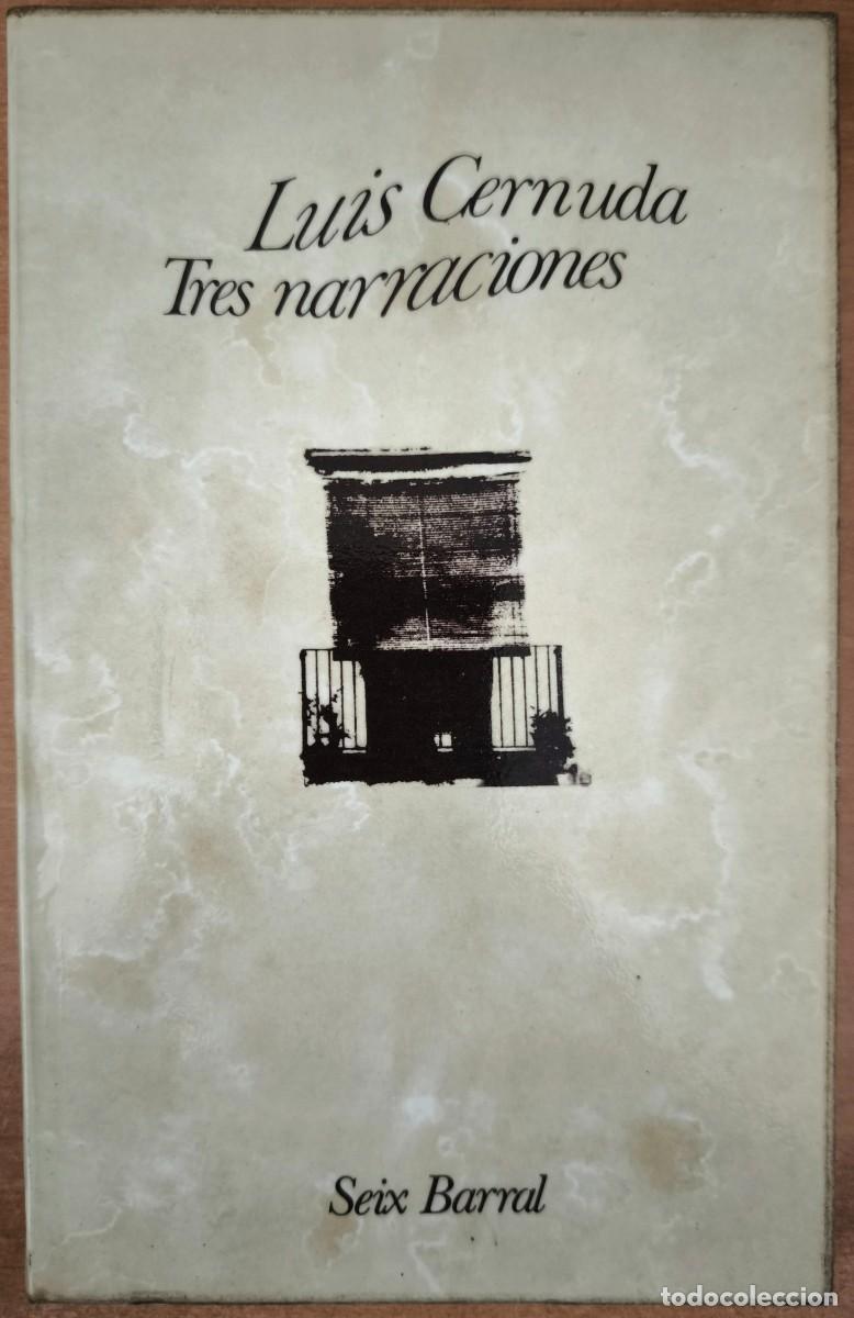 Libros de segunda mano: Tres Narraciones, de Luis Cernuda - Foto 1