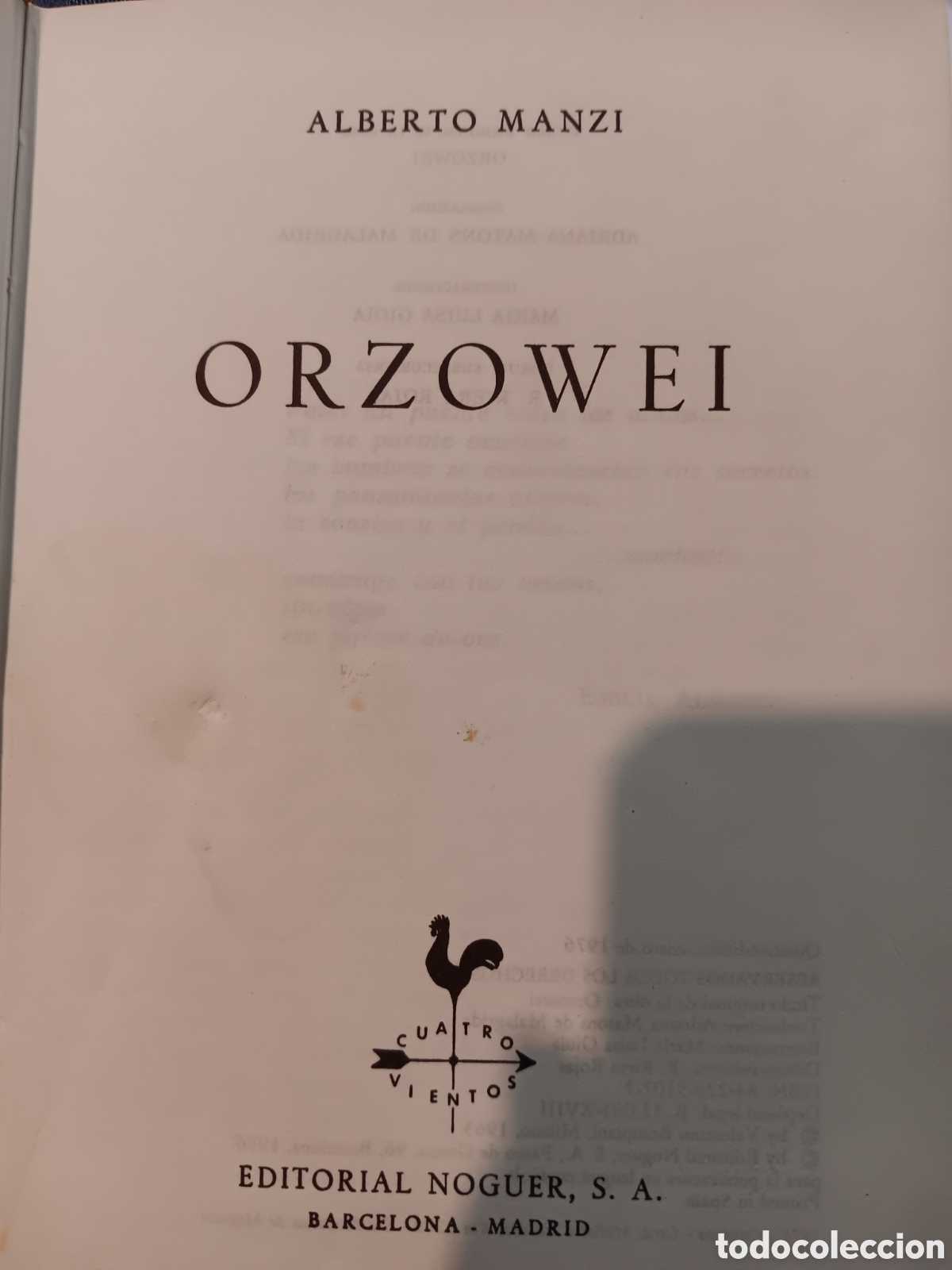 Libros de segunda mano: Alberto Manzi. Orzowei - Foto 2