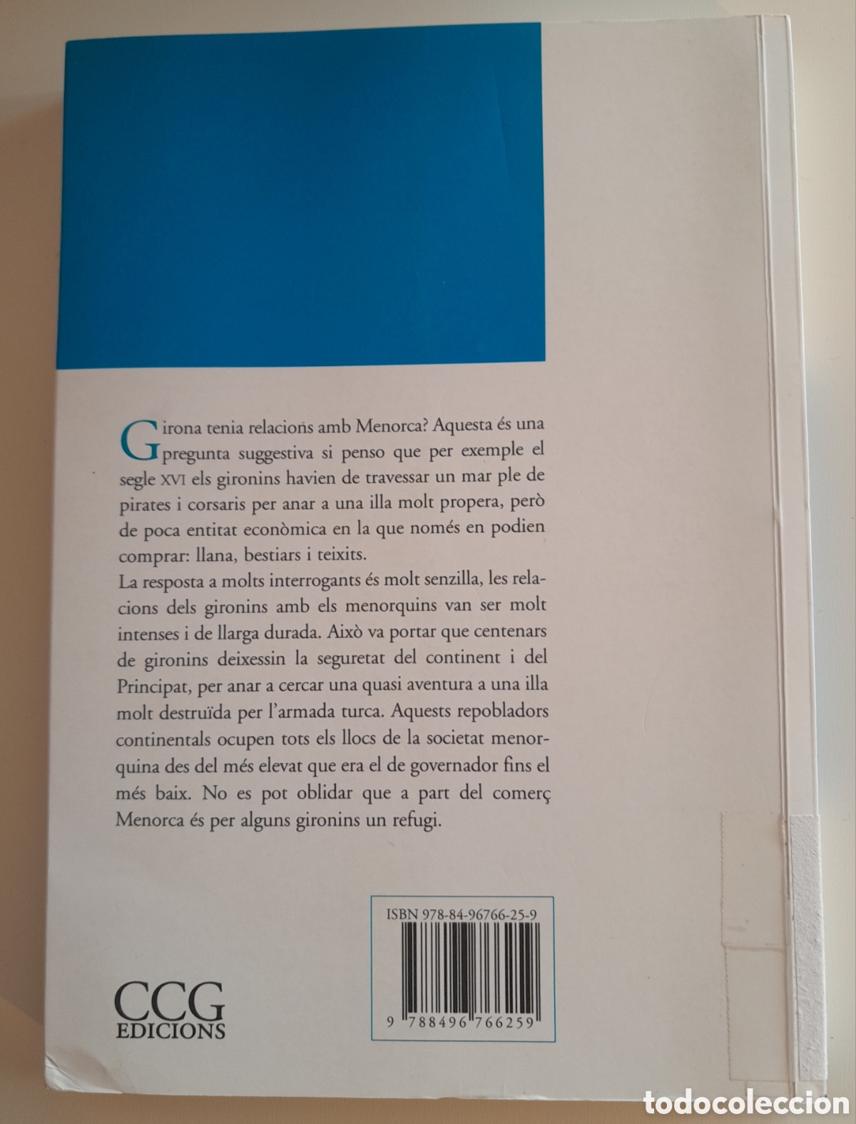 Libros de segunda mano: GIRONINS A MENORCA. JOSEP PELLICER I PONS. CLG EDICIONS - Foto 2