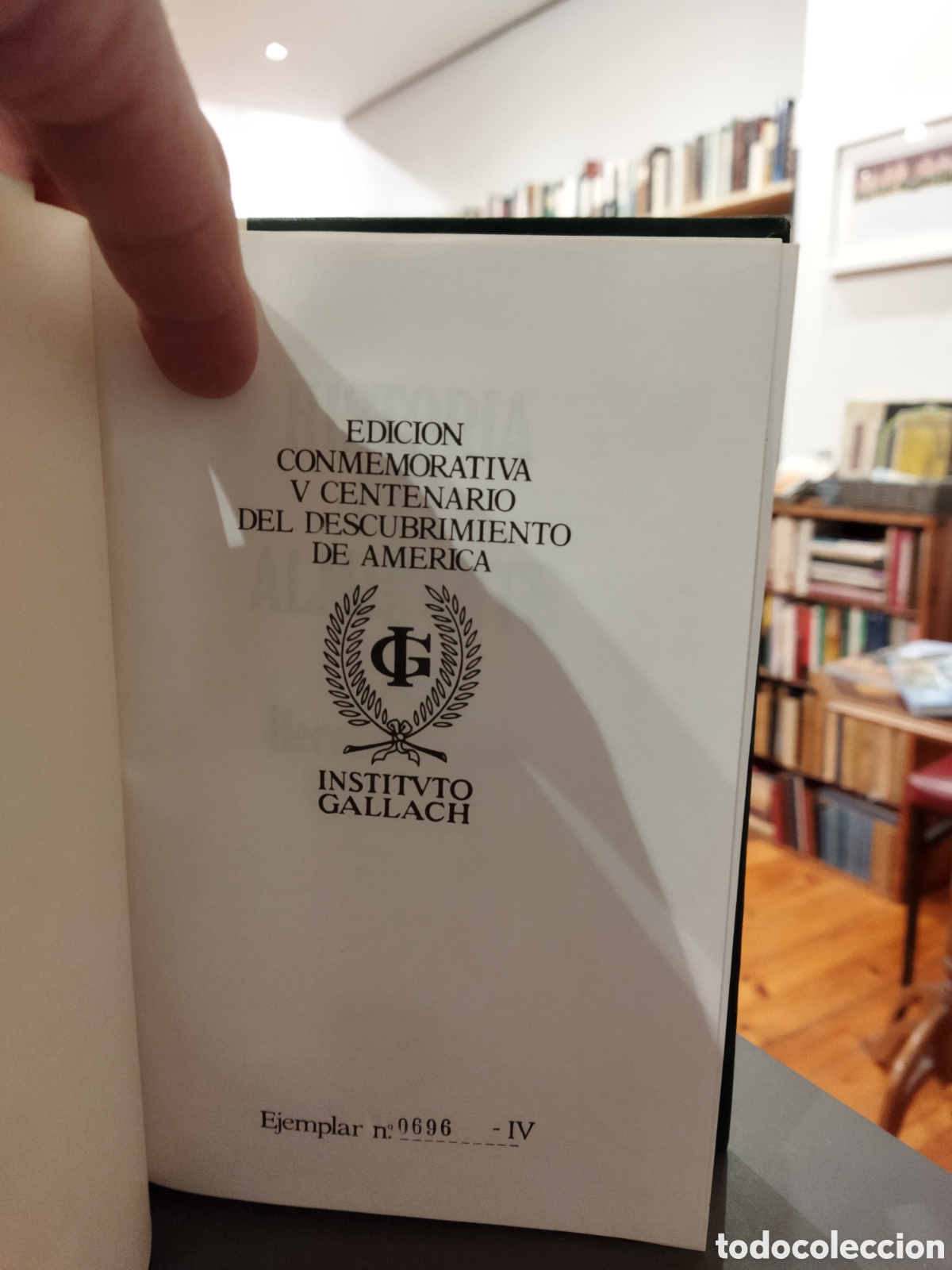 Libros de segunda mano: Historia del Almirante de Hernando Colon Instituto Gallach - Foto 4