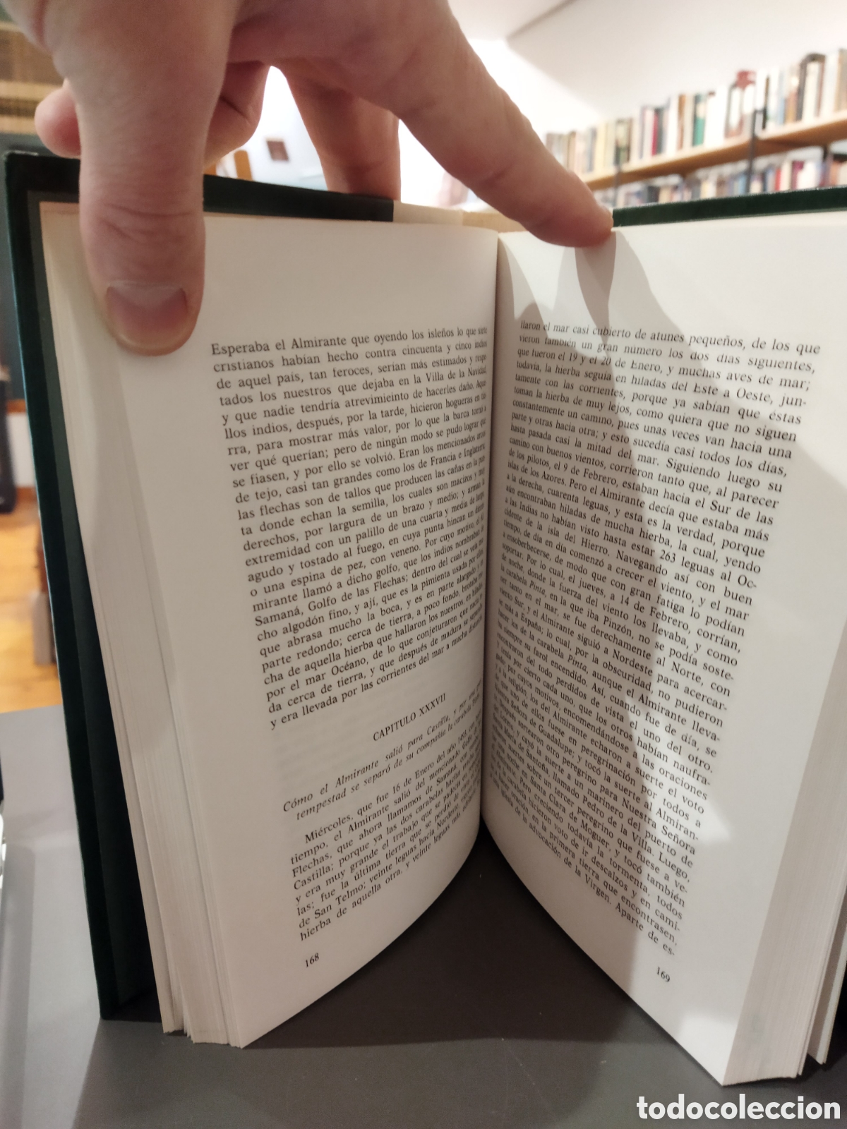 Libros de segunda mano: Historia del Almirante de Hernando Colon Instituto Gallach - Foto 6