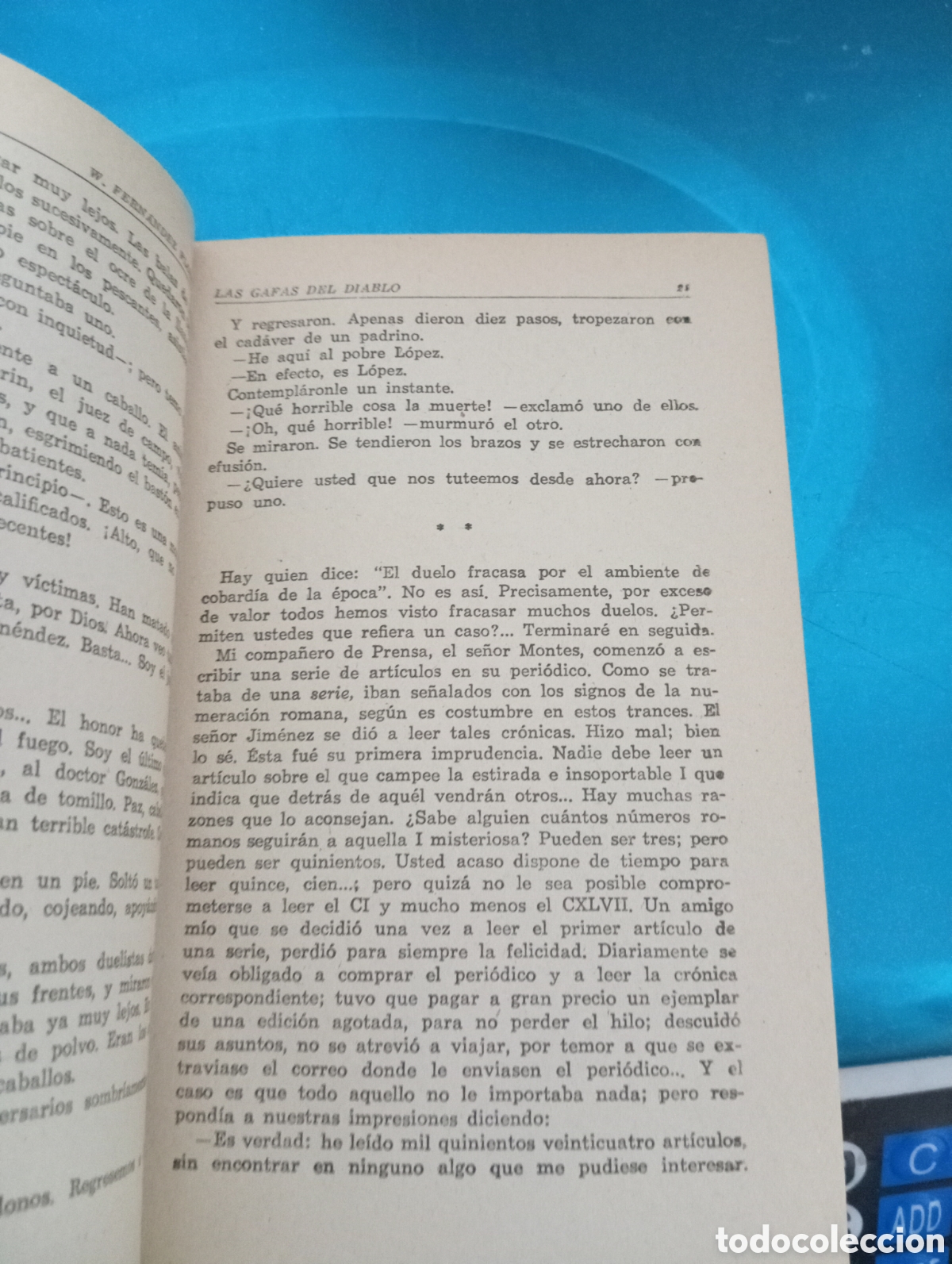 Libros de segunda mano: Las gafas del diablo. W. Fern&aacute;ndez Fl&oacute;rez - Foto 6