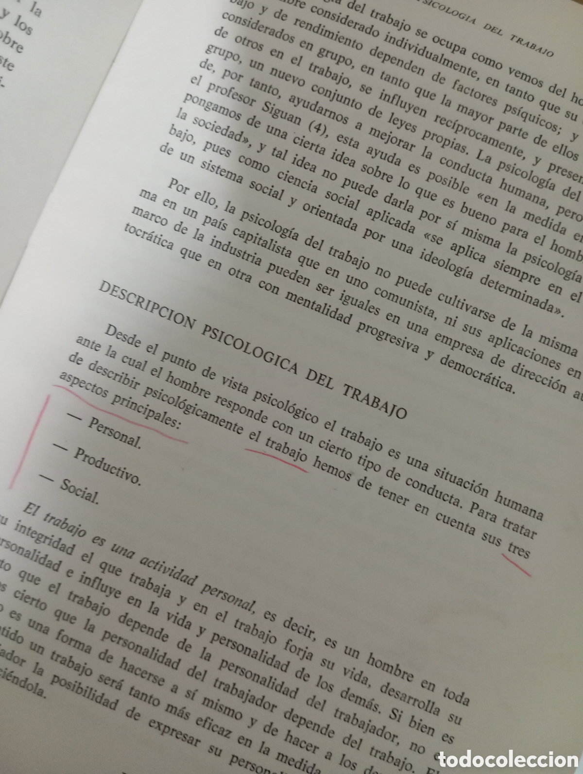 Libros de segunda mano: Psicolog&iacute;a del trabajo. M&aacute;ximo Fern&aacute;ndez Hern&aacute;ndez - Foto 6