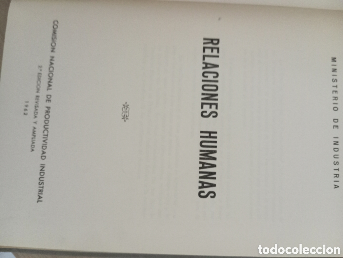 Libros de segunda mano: Relaciones humanas. 1962. - Foto 4