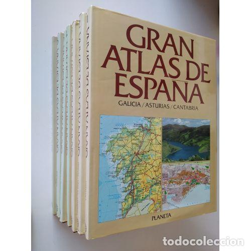 Libros de segunda mano: Gran Atlas Espa&ntilde;a (7 Tomos Completa) - Sin Especificar - Editorial Planeta