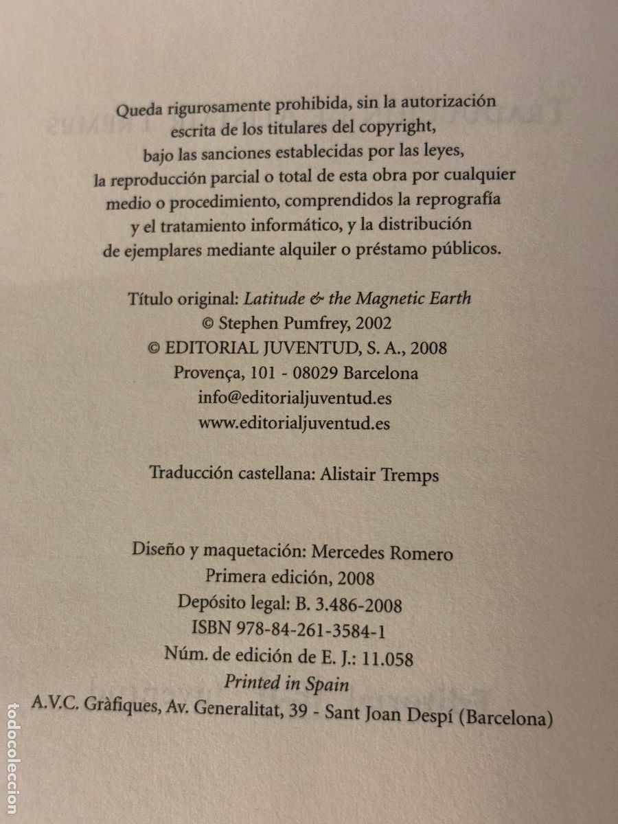 Libros de segunda mano: Latitud. Stephen Pumfrey. - Foto 4