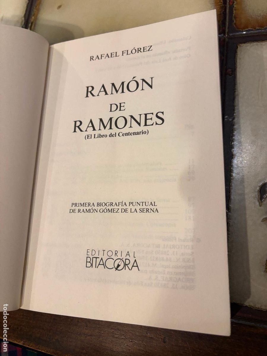 Libros de segunda mano: Ram&oacute;n de Ramones. Rafael Fl&oacute;rez. - Foto 4
