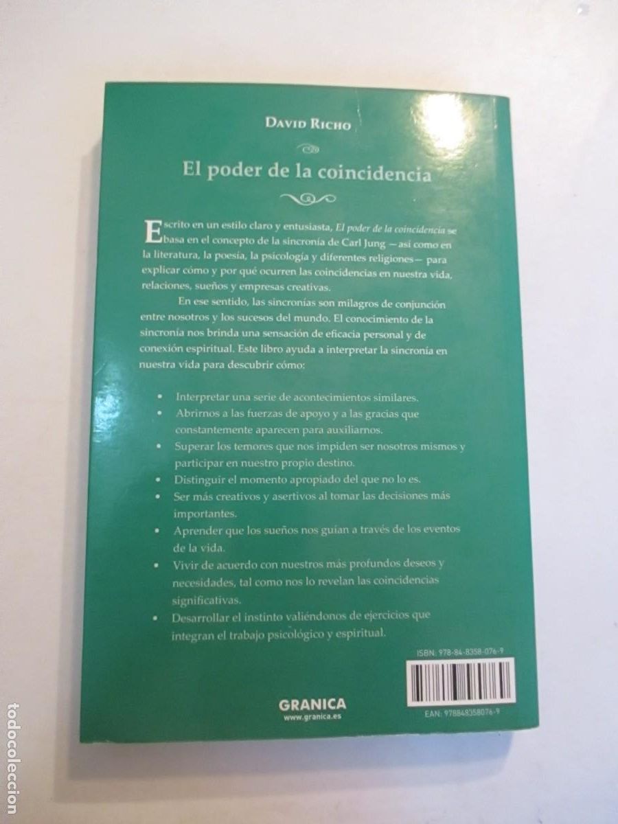 Libros de segunda mano: DAVID RICHO El poder de la coincidencia W32713 - Foto 2