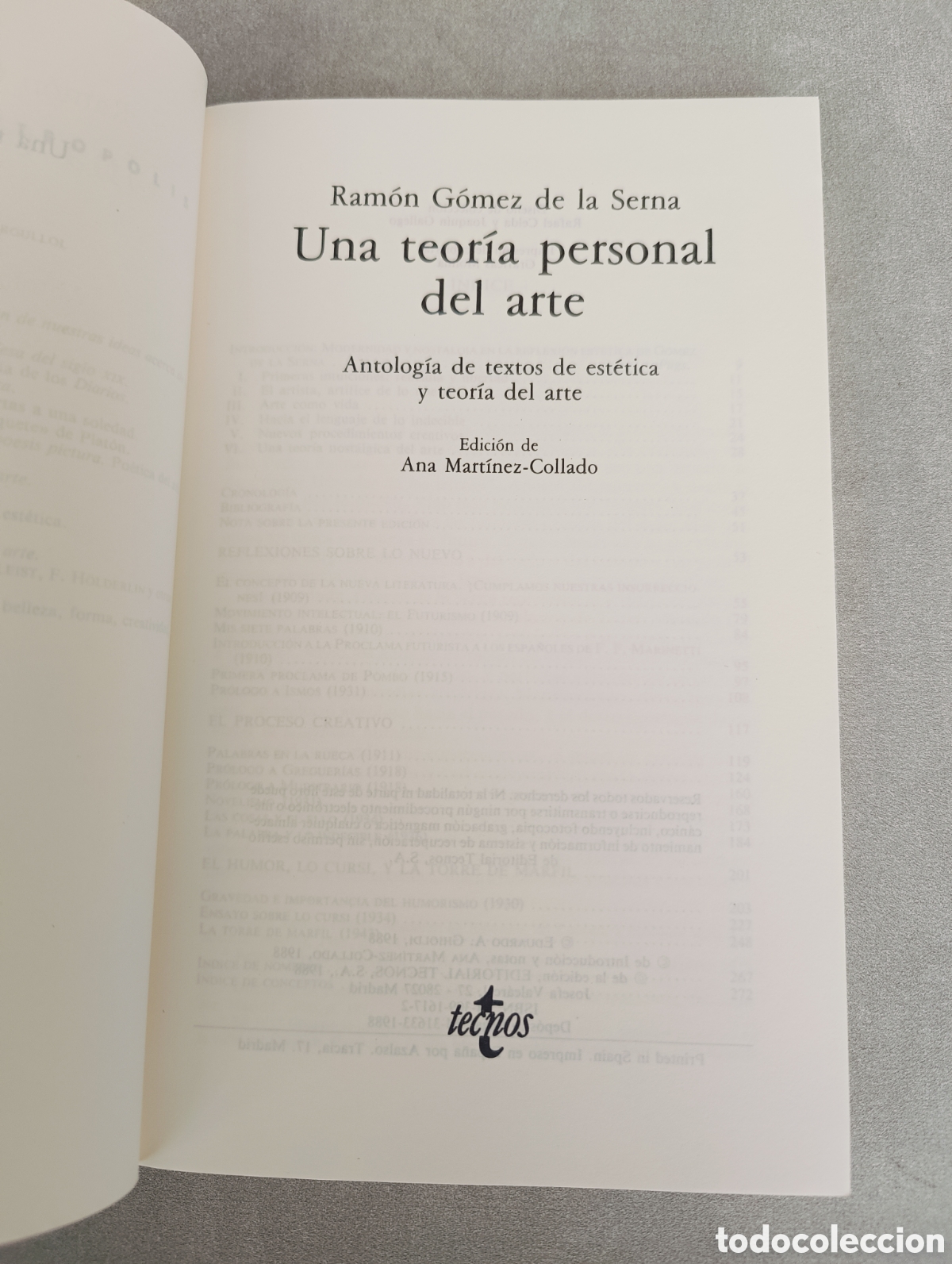 Libros de segunda mano: Una teor&iacute;a personal del arte. Ram&oacute;n G&oacute;mez de la Serna. - Foto 4