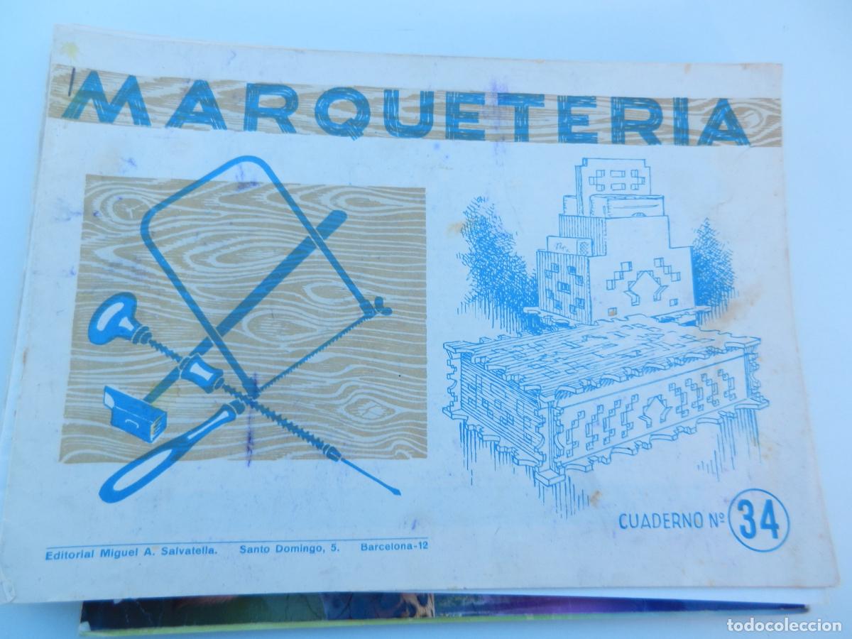 Libros de segunda mano: MARQUETERIA CUADERNO N&ordm; 34 -EDIFICIO - EDITORIAL SALVATELLA A&Ntilde;OS 70 - Foto 1