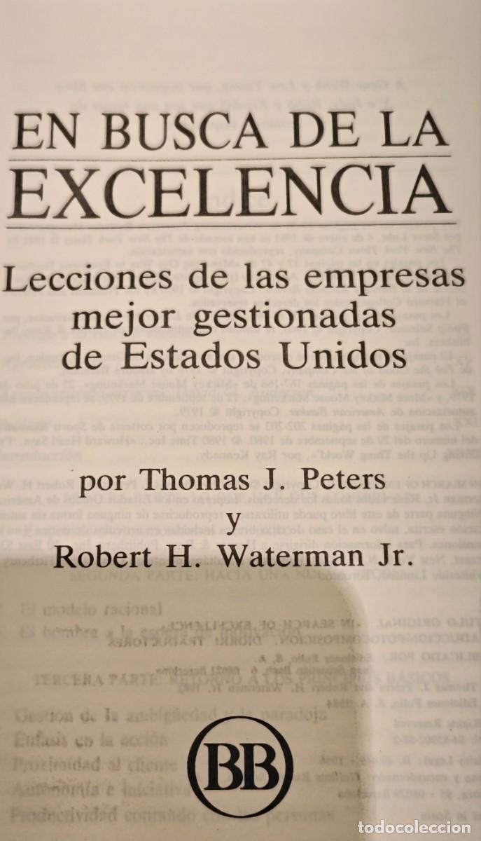 Libros de segunda mano: En busca de la Excelencia. T J. Peters - Foto 1