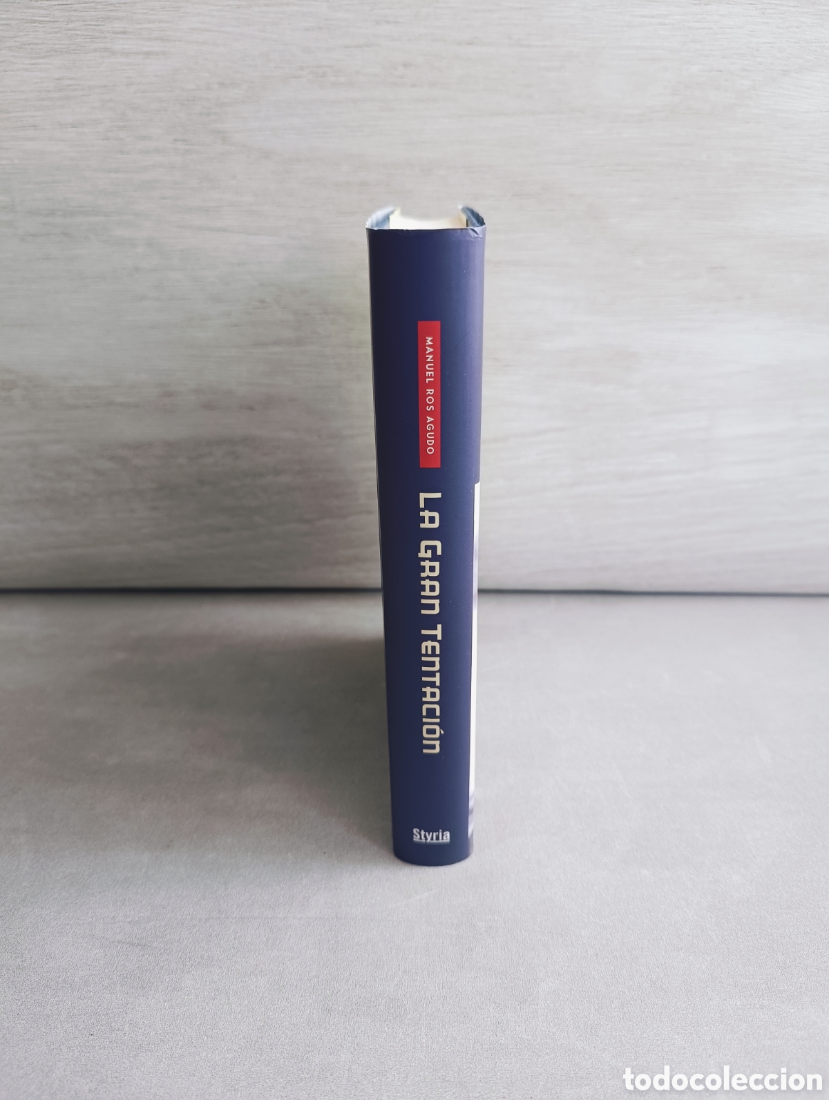 Libros de segunda mano: La gran tentaci&oacute;n. Manuel Ros Agudo. - Foto 2