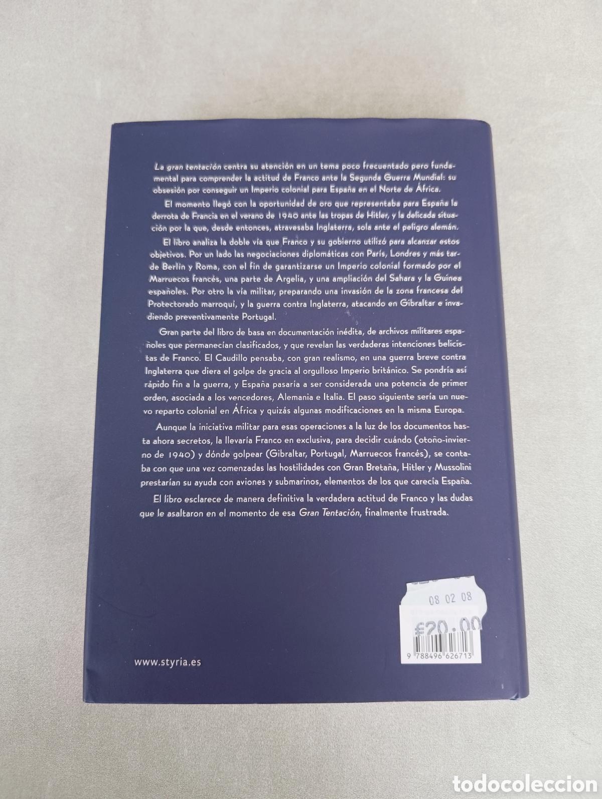 Libros de segunda mano: La gran tentaci&oacute;n. Manuel Ros Agudo. - Foto 4