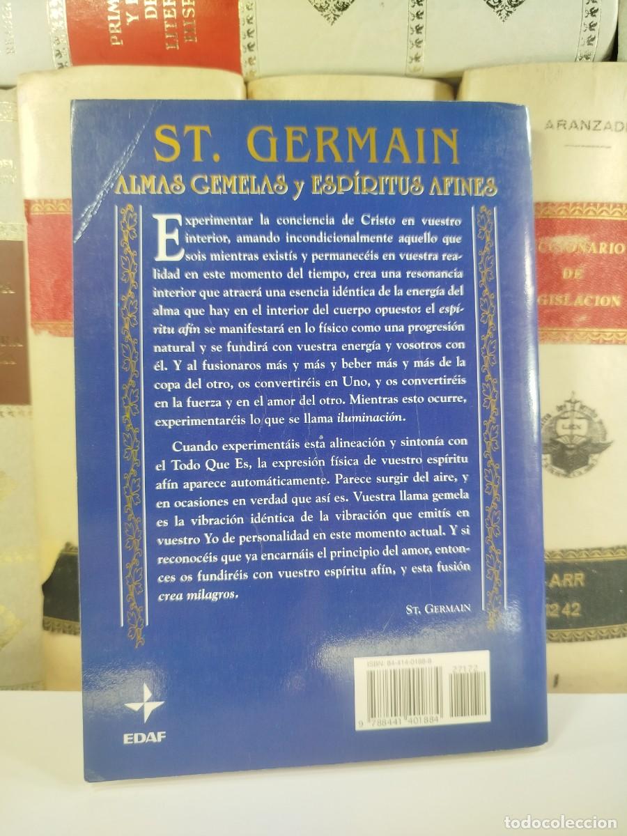 Libros de segunda mano: ALMAS GEMELAS Y ESP&Iacute;RITUS AFINES. St. Germain. Editorial EDAF, 1997 - Foto 2